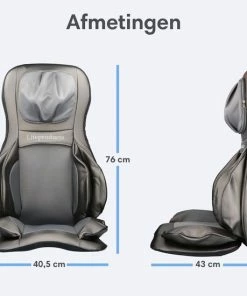 Lifeproducts Shiatsu Massagestoel Met Massagekussen – Massage Stoel Met Luchtcompressiemassage – Instelbare Warmtefunctie – Met Nekmassage, Rugmassage, En Dijmassage -KLASVSA Verkoop 550x550 209