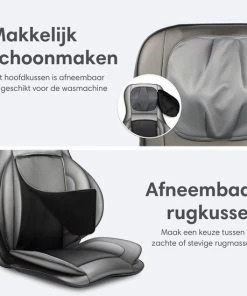 Lifeproducts Shiatsu Massagestoel Met Massagekussen – Massage Stoel Met Luchtcompressiemassage – Instelbare Warmtefunctie – Met Nekmassage, Rugmassage, En Dijmassage -KLASVSA Verkoop 550x550 211