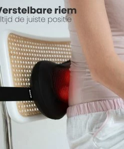 Auronic Draadloos Shiatsu Massagekussen - Elektrisch Nek En Rug Apparaat - Met Warmte Functie – Zwart -KLASVSA Verkoop 550x550 223