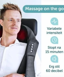 ForDig Shiatsu Massagekussen - 8 Roterende Massagepunten - 3 Snelheden - Warmte Functie -KLASVSA Verkoop 550x550 232