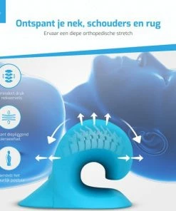 Mass?ji Massagekussen - Massage Kussen - Nekstretcher - Shiatsu Massagekussen - Nekmassage Apparaat - Nekkussen - Massage - Triggerpoint - Acupunctuur - Nek Massage -KLASVSA Verkoop 550x550 235