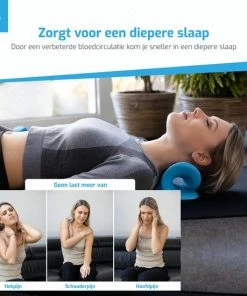Mass?ji Massagekussen - Massage Kussen - Nekstretcher - Shiatsu Massagekussen - Nekmassage Apparaat - Nekkussen - Massage - Triggerpoint - Acupunctuur - Nek Massage -KLASVSA Verkoop 550x550 239