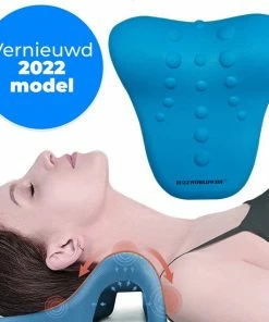 Buzzworldwide Nekstretcher - Massagekussen - Nekkussen - Nekmassage Apparaat - Schoudermassage - Nek Massage - Nekpijn Kussen - Nekshape - Blackfriday - Sinterklaascadeau - Kerstcadeau