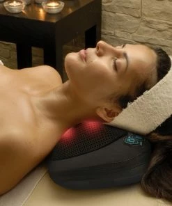 Qumax Massagekussen - Warmte Functie - Elektrisch Shiatsu Massage Kussen - Voor Thuis En Auto - Zwart -KLASVSA Verkoop 550x550 254