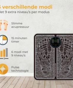 Nuvance - Voetmassage Apparaat Met Bediening - EMS Massage Mat - Stimuleert Bloedsomloop - Draadloos - 54 Standen - Zwart 10 Nuvance - Voetmassage Apparaat Met Bediening - EMS Massage Mat - Stimuleert Bloedsomloop - Draadloos - 54 Standen - Zwart -KLASVSA Verkoop 550x550 258