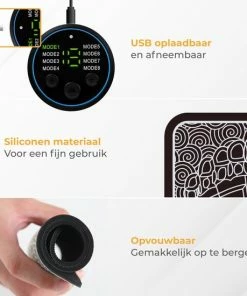 Nuvance - Voetmassage Apparaat Met Bediening - EMS Massage Mat - Stimuleert Bloedsomloop - Draadloos - 54 Standen - Zwart 13 Nuvance - Voetmassage Apparaat Met Bediening - EMS Massage Mat - Stimuleert Bloedsomloop - Draadloos - 54 Standen - Zwart -KLASVSA Verkoop 550x550 261