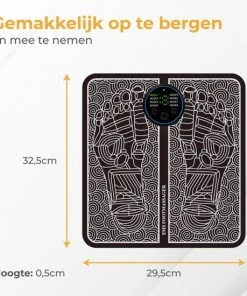 Nuvance - Voetmassage Apparaat Met Bediening - EMS Massage Mat - Stimuleert Bloedsomloop - Draadloos - 54 Standen - Zwart 14 Nuvance - Voetmassage Apparaat Met Bediening - EMS Massage Mat - Stimuleert Bloedsomloop - Draadloos - 54 Standen - Zwart -KLASVSA Verkoop 550x550 262