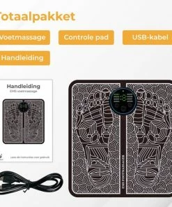 Nuvance - Voetmassage Apparaat Met Bediening - EMS Massage Mat - Stimuleert Bloedsomloop - Draadloos - 54 Standen - Zwart 15 Nuvance - Voetmassage Apparaat Met Bediening - EMS Massage Mat - Stimuleert Bloedsomloop - Draadloos - 54 Standen - Zwart -KLASVSA Verkoop 550x550 263