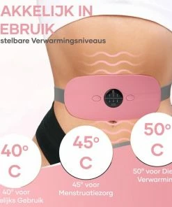 MoreWomen? MVK01 - Menstruatie Warmteband - Verwarmde Menstruatieband - Verwarmingsband - Warmtekussen - 3 Warmtestanden - Triltechnologie - Roze 13 MoreWomen? MVK01 - Menstruatie Warmteband - Verwarmde Menstruatieband - Verwarmingsband - Warmtekussen - 3 Warmtestanden - Triltechnologie - Roze -KLASVSA Verkoop 550x550 266