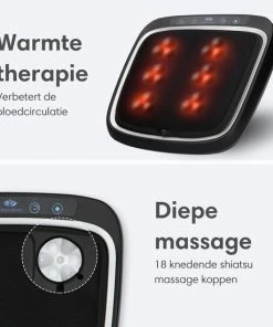 Lifeproducts Shiatsu Voetmassageapparaat Massage Apparaat - 18 Verwarmde Massagekoppen - Goed Voor Bloedcirculatie - Met Infraroodwarmte - Instelbare Draairichting -KLASVSA Verkoop 550x550 279
