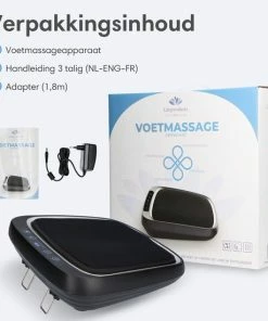 Lifeproducts Shiatsu Voetmassageapparaat Massage Apparaat - 18 Verwarmde Massagekoppen - Goed Voor Bloedcirculatie - Met Infraroodwarmte - Instelbare Draairichting -KLASVSA Verkoop 550x550 286
