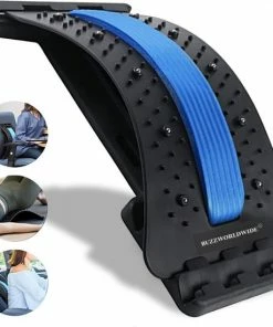 Buzzworldwide- Backstretcher - Rugpijn - Rugmassage - Rolastretcher - Accupresuur - Rugstretcher - Rugstrekker - Backzy - Rugklachten - Chiroboard - Verstelbaar - Rugpijn Verlichten - Acupunctuur - Triggerpoint - Rugsteun Auto - Ergonomische Rugsteun