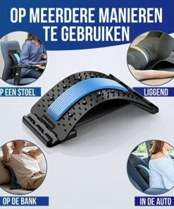 Buzzworldwide- Backstretcher - Rugpijn - Rugmassage - Rolastretcher - Accupresuur - Rugstretcher - Rugstrekker - Backzy - Rugklachten - Chiroboard - Verstelbaar - Rugpijn Verlichten - Acupunctuur - Triggerpoint - Rugsteun Auto - Ergonomische Rugsteun -KLASVSA Verkoop 550x550 303