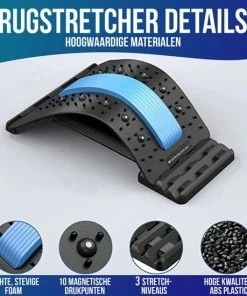 Buzzworldwide- Backstretcher - Rugpijn - Rugmassage - Rolastretcher - Accupresuur - Rugstretcher - Rugstrekker - Backzy - Rugklachten - Chiroboard - Verstelbaar - Rugpijn Verlichten - Acupunctuur - Triggerpoint - Rugsteun Auto - Ergonomische Rugsteun -KLASVSA Verkoop 550x550 305