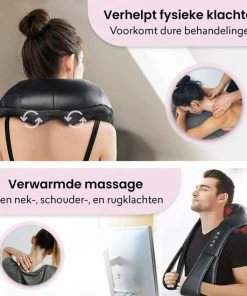 BrellaVio XL Draadloos Massage Kussen + Massagebal - Warmte Functie En Rugsluiting Voor Handsfree Gebruik - Shiatsu Apparaat Voor Nek/Schouder/Rug/Voeten 2 BrellaVio XL Draadloos Massage Kussen + Massagebal - Warmte Functie En Rugsluiting Voor Handsfree Gebruik - Shiatsu Apparaat Voor Nek/Schouder/Rug/Voeten -KLASVSA Verkoop 550x550 307