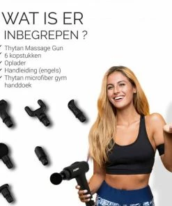 Massage Gun Professioneel THYTAN 30 Standen 2500mAh Tegen Spierpijn - Met Zwarte Koffer -KLASVSA Verkoop 550x550 319