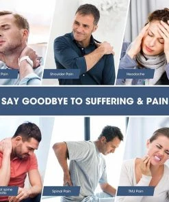 Merkloos Massagekussen - Nekmassage Apparaat - Voor Nek-, Rug- En Schouderpijn -KLASVSA Verkoop 550x550 328