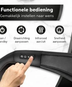 Living Nine Shiatsu Massagekussen - Elektrisch Nek En Schouder Apparaat ? Zwart -KLASVSA Verkoop 550x550 352