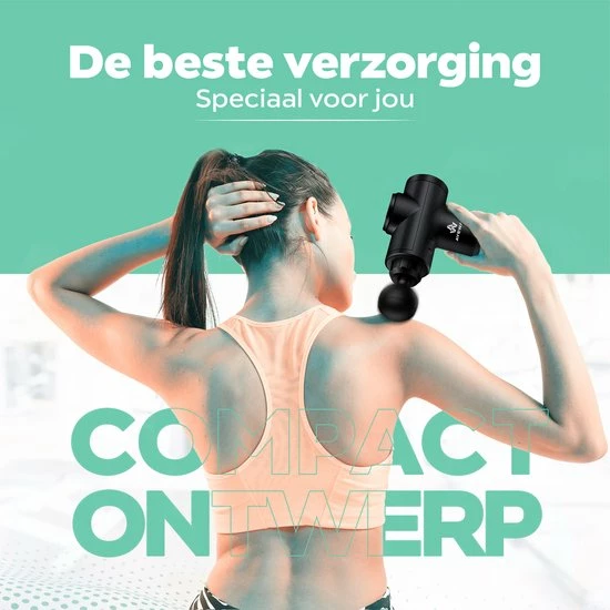 AyeWay Professionele Massage Gun - Nek, Rug, Fullbody - 7 Opzetstukken - 6 Standen 6 AyeWay Professionele Massage Gun - Nek, Rug, Fullbody - 7 Opzetstukken - 6 Standen - Afbeelding 6