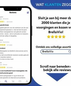 BrellaVio Massagebal - 7cm - Harde Massage Bal - Roller Voor Voeten/Rug/Nek/Schouders - Triggerpoint Egel - Lacrosse Ball -KLASVSA Verkoop 550x550 380