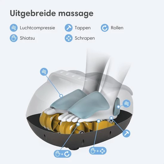 Lifeproducts Shiatsu Voetmassage apparaat | Voetmassage Apparaat met Luchtcompressie en Infrarood Warmte | Voor Verbeterde Bloedcirculatie | Met Draaghendel en Afstandsbediening Lifeproducts Shiatsu Voetmassage Apparaat | Voetmassage Apparaat Met Luchtcompressie En Infrarood Warmte | Voor Verbeterde Bloedcirculatie | Met Draaghendel En Afstandsbediening -KLASVSA Verkoop 550x550 397