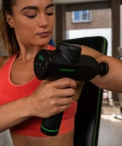 Tunturi Massage Gun Incl. Opzetstukken En Koffer - Oplaadbaar Massage Apparaat - Massage Pistool - Zwart -KLASVSA Verkoop 550x550 400