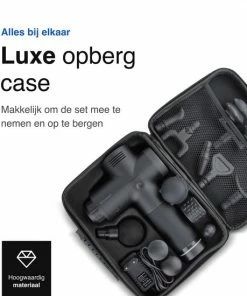 Vivid Green Massage Gun - Professioneel - Sport En Relax Massage - Draadloos - 12 Opzetstukken - Zwart -KLASVSA Verkoop 550x550 421