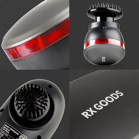 RX Goods Professioneel Klopmassage Apparaat – 6 Snelheden, 6 Massage Opties & 6 Opzetstukken - Handmassage Gun – Deep Tissue & Triggerpoint 4 RX Goods Professioneel Klopmassage Apparaat – 6 Snelheden, 6 Massage Opties & 6 Opzetstukken - Handmassage Gun – Deep Tissue & Triggerpoint - Afbeelding 4