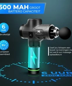 Miliano? Massage Gun PRO - Massage Apparaat - Sport En Relax Massage - Theragun - Fullbody - 30 Standen - Incl. 6 Opzetstukken En Koffer -KLASVSA Verkoop 550x550 433