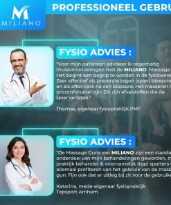 Miliano? Massage Gun PRO - Massage Apparaat - Sport En Relax Massage - Theragun - Fullbody - 30 Standen - Incl. 6 Opzetstukken En Koffer -KLASVSA Verkoop 550x550 436