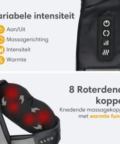 Lifeproducts Oplaadbaar Shiatsu Massagekussen - Draadloos Verwarmd Nek En Rug Massageapparaat -KLASVSA Verkoop 550x550 44