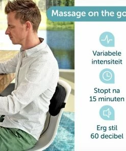 ForDig Shiatsu Massagekussen - Massageapparaat Met 4 Roterende Massagepunten En 2 Rotaties - Nekmassage Kussen Met Warmte Functie - Massage Apparaat Voor Nek / Schouder / Rug / Benen / Voeten - Voor Thuis Of In De Auto - Inclusief 12V Autolader -KLASVSA Verkoop 550x550 453