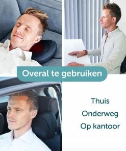 ForDig Shiatsu Massagekussen - Massageapparaat Met 4 Roterende Massagepunten En 2 Rotaties - Nekmassage Kussen Met Warmte Functie - Massage Apparaat Voor Nek / Schouder / Rug / Benen / Voeten - Voor Thuis Of In De Auto - Inclusief 12V Autolader -KLASVSA Verkoop 550x550 454