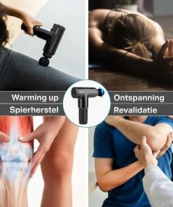 Vivid Green Massage Gun - Massageapparaten - Professioneel - Apparaten - Pistool - Acupressuur - Zwart -KLASVSA Verkoop 550x550 456