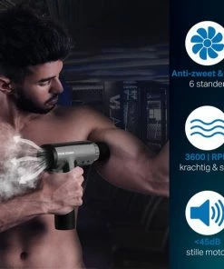 Vivid Green Massage Gun - Massageapparaten - Professioneel - Apparaten - Pistool - Acupressuur - Zwart -KLASVSA Verkoop 550x550 459