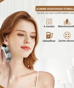 Salvano Hoofdmassage Apparaat Met Infrarood ? Elektrisch Massageapparaat - Scalp Massager - Waterdicht - Haarborstel ? Stimuleert Haargroei En Bloedsomloop - USB Oplaadbaar -KLASVSA Verkoop 550x550 467
