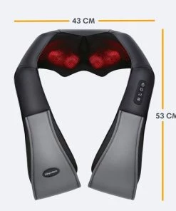 Lifeproducts Oplaadbaar Shiatsu Massagekussen - Draadloos Verwarmd Nek En Rug Massageapparaat -KLASVSA Verkoop 550x550 47
