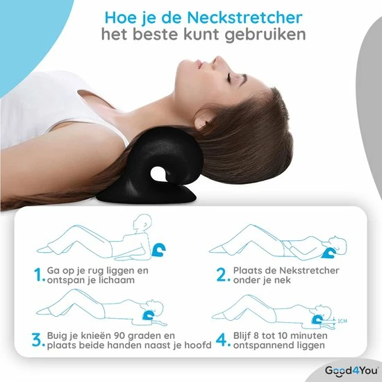 Good4You Nekstretcher - Warmte Element - Massagekussen - Shiatsu - Nekkussen 6 Good4You Nekstretcher - Warmte Element - Massagekussen - Shiatsu - Nekkussen - Afbeelding 6