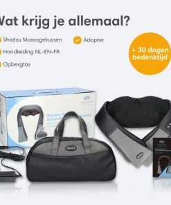 Lifeproducts Oplaadbaar Shiatsu Massagekussen - Draadloos Verwarmd Nek En Rug Massageapparaat -KLASVSA Verkoop 550x550 48