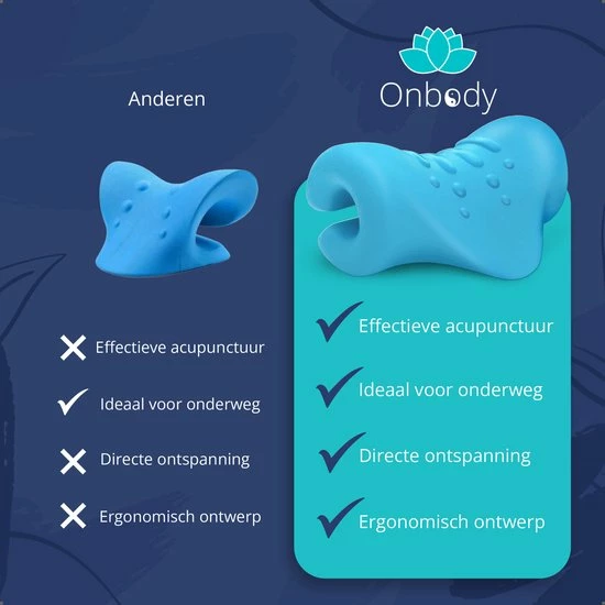 Onbody - Nekstretcher - Nekmassage apparaat - Tegen Nekpijn - Nek stretcher - Kerst - Black Friday - Hoofdkussen tegen Nekklachten - Nekkussen - Blauw Onbody - Nekstretcher - Nekmassage Apparaat - Tegen Nekpijn - Nek Stretcher - Kerst - Black Friday - Hoofdkussen Tegen Nekklachten - Nekkussen - Blauw -KLASVSA Verkoop 550x550 492