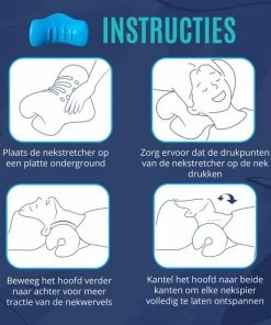 Onbody - Nekstretcher - Nekmassage Apparaat - Tegen Nekpijn - Nek Stretcher - Kerst - Black Friday - Hoofdkussen Tegen Nekklachten - Nekkussen - Blauw 8 Onbody - Nekstretcher - Nekmassage Apparaat - Tegen Nekpijn - Nek Stretcher - Kerst - Black Friday - Hoofdkussen Tegen Nekklachten - Nekkussen - Blauw -KLASVSA Verkoop 550x550 498