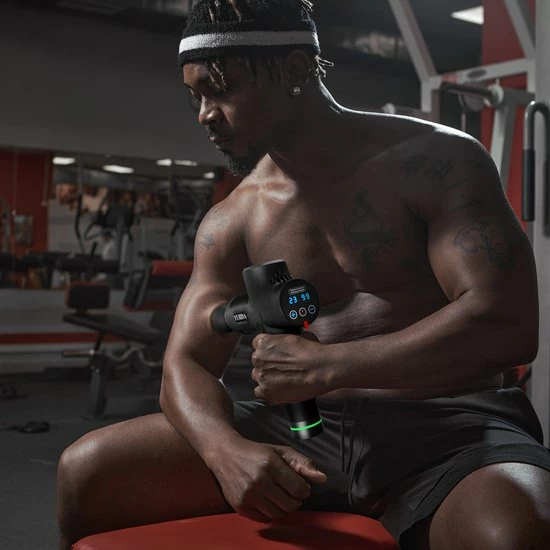 YURDA Professionele Massage Gun 30 Standen - Massage Apparaat - 6 Opzetstukken - Zwart 10 YURDA Professionele Massage Gun 30 Standen - Massage Apparaat - 6 Opzetstukken - Zwart - Afbeelding 10