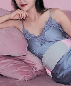 Merkloos Allernieuwste USB Warmtegordel - Massage Riem 3 Standen - Rugpijn, Menstruatie Pijn, Pijnbestrijding Maag En Nieren - Taille Steun - WarmteMassage - USB Rose-Grijs -KLASVSA Verkoop 550x550 505