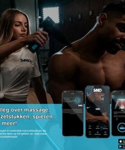 Sanbo Mini Massage Gun - Sport En Relax Massage - Professioneel- Inclusief Koffer - Inclusief APP - 5 Opzetstukken - Massage Apparaat - Massage Pistool - Black Friday 2022 -KLASVSA Verkoop 550x550 52