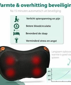 WeRelieff Shiatsu Massagekussen Met Warmte ? Nekmassage Kussen Met 3 Standen ? Massage Apparaat Voor Nek En Rug 14 WeRelieff Shiatsu Massagekussen Met Warmte ? Nekmassage Kussen Met 3 Standen ? Massage Apparaat Voor Nek En Rug -KLASVSA Verkoop 550x550 525