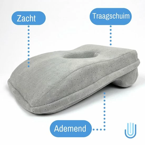 Fillow Massage Kussen - Gezichtskussen Als Hoofdsteun Voor Massage - Massage Hoofdkussen Van Traagschuim 3 Fillow Massage Kussen - Gezichtskussen Als Hoofdsteun Voor Massage - Massage Hoofdkussen Van Traagschuim - Afbeelding 3