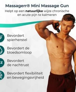 Massagerr? Mini Massage Gun - Massage Pistool - Inclusief Koffer En Stressbal ? Sport En Relax Massage Apparaat ? Nek, Rug, Voet, Schouder - Klein, Krachtig En Stil -KLASVSA Verkoop 550x550 572