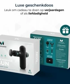 Massagerr? Mini Massage Gun - Massage Pistool - Inclusief Koffer En Stressbal ? Sport En Relax Massage Apparaat ? Nek, Rug, Voet, Schouder - Klein, Krachtig En Stil -KLASVSA Verkoop 550x550 574