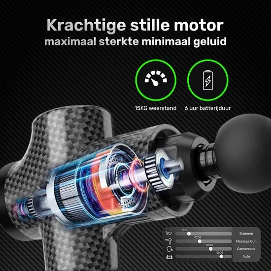 FYSIO PRO - Massage Gun - Sport En Relax Massage - Professioneel - Inclusief 6 Opzetstukken 6 FYSIO PRO - Massage Gun - Sport En Relax Massage - Professioneel - Inclusief 6 Opzetstukken - Afbeelding 6