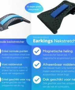 Nekstretcher Nekmassage Apparaat - Backstretcher Met Nekmassage - Rugstretcher Earkings -KLASVSA Verkoop 550x550 598